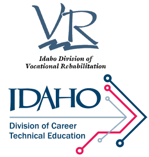 Idaho Division of Vocational Rehabilitation and Idaho Division of Career Technical Education Logos